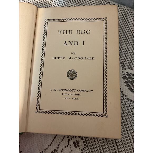 1945 The Egg and I by Betty MacDonald - Picture 3 of 11